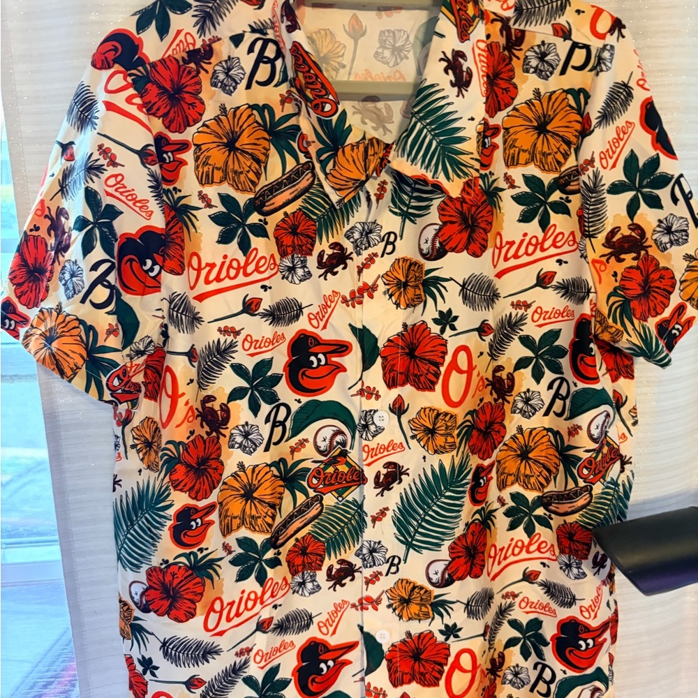 Baltimore Orioles 2025 promotion Hawaiian shirt